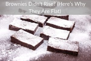 Brownies Didn’t Rise? (Here’s Why They Are Flat) 