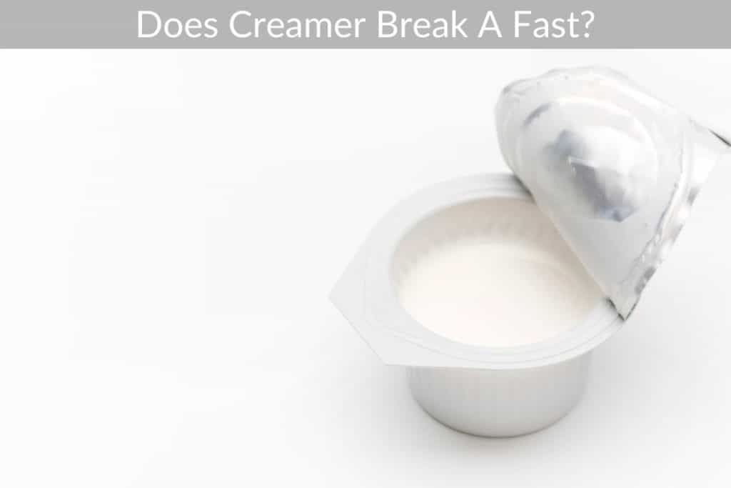 will sugar free creamer break a fast
