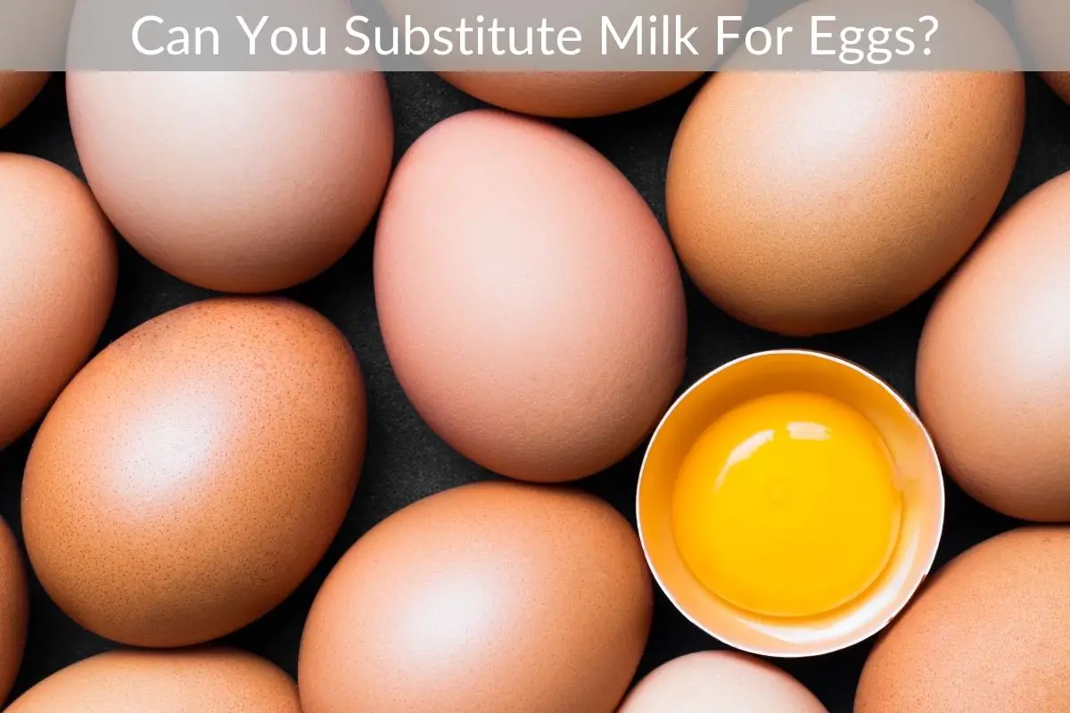 Can You Substitute Milk For Eggs?