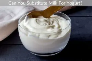 Can You Substitute Milk For Yogurt?